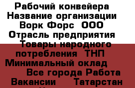 Рабочий конвейера › Название организации ­ Ворк Форс, ООО › Отрасль предприятия ­ Товары народного потребления (ТНП) › Минимальный оклад ­ 26 000 - Все города Работа » Вакансии   . Татарстан респ.,Чистопольский р-н